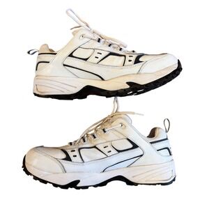 Red Wing 8329 Work Sneakers White Leather Y2K Chunky Dad Shoes Sz 10.5 2000s